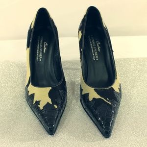 Donald J. Pliner Couture Croc & Animal Print Pumps